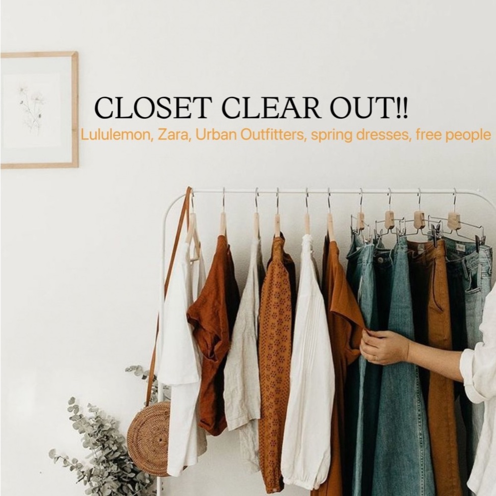 Closet clear out coming up!!